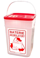 Pojemnik na zużyte baterie 15l