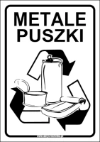 Naklejka METALE PUSZKI