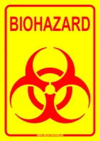 Naklejka BIOHAZARD