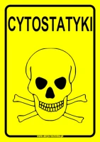 Naklejka CYTOSTATYKI