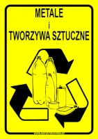 Naklejka METALE I TWORZYWA SZTUCZNE