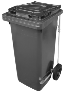 Pojemnik na śmieci z pedałem 120l