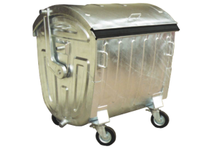 Pojemnik ocynkowany 1100l półokrągły