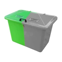 POJEMNIK dwudzielny na sorbent 220l