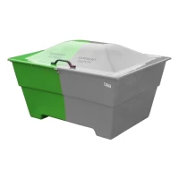 POJEMNIK dwudzielny na sorbent 450l