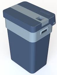 Pressboy kosz z wbudowaną zgniatarką